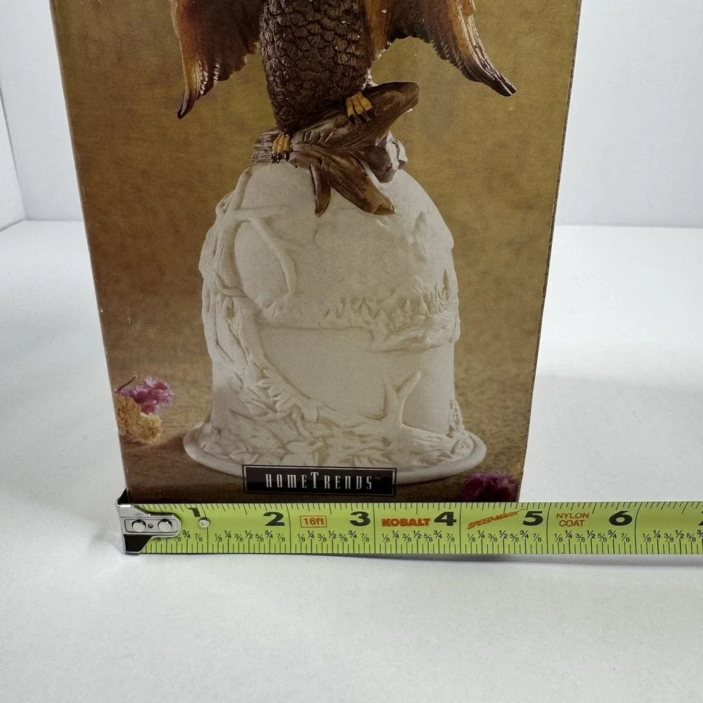 Vintage Porcelain Bald Eagle Collectable Dinner Bell New In Box